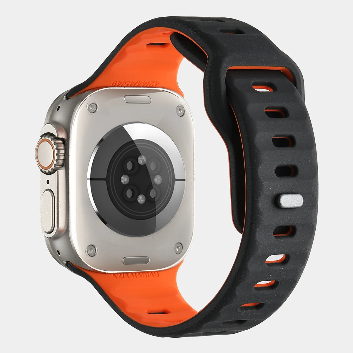 Premium Two-Tone Silicone Strap for Apple Watch