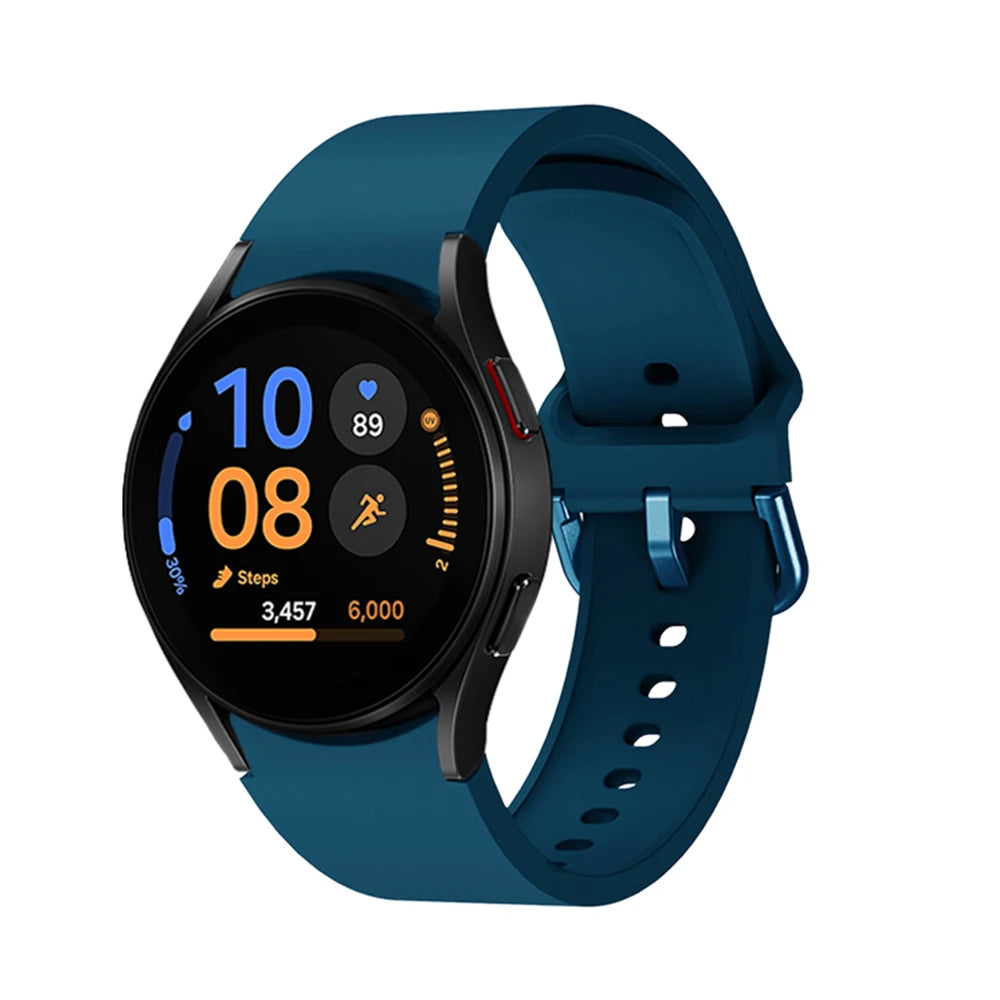 No Gaps Sports Silicone Watch Band for Samsung Galaxy Watch 7 - Comfortable & Durable