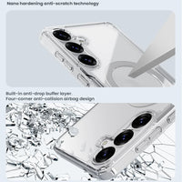 Samsung Galaxy S25 Clear TPU Hybrid Magnetic Case for Ultimate Protection