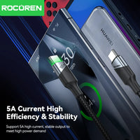 Rocoren 100W PD Fast Charging USB-C Cable