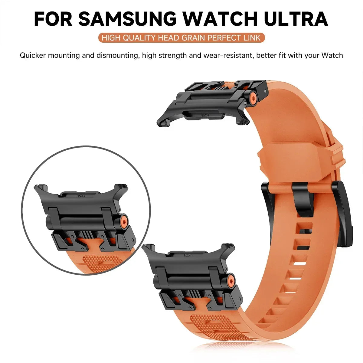 Luxury TPU Sports Band for Samsung Galaxy Watch Ultra