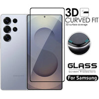 Full Cover Tempered Glass Screen Protector for Samsung Galaxy S25 Series