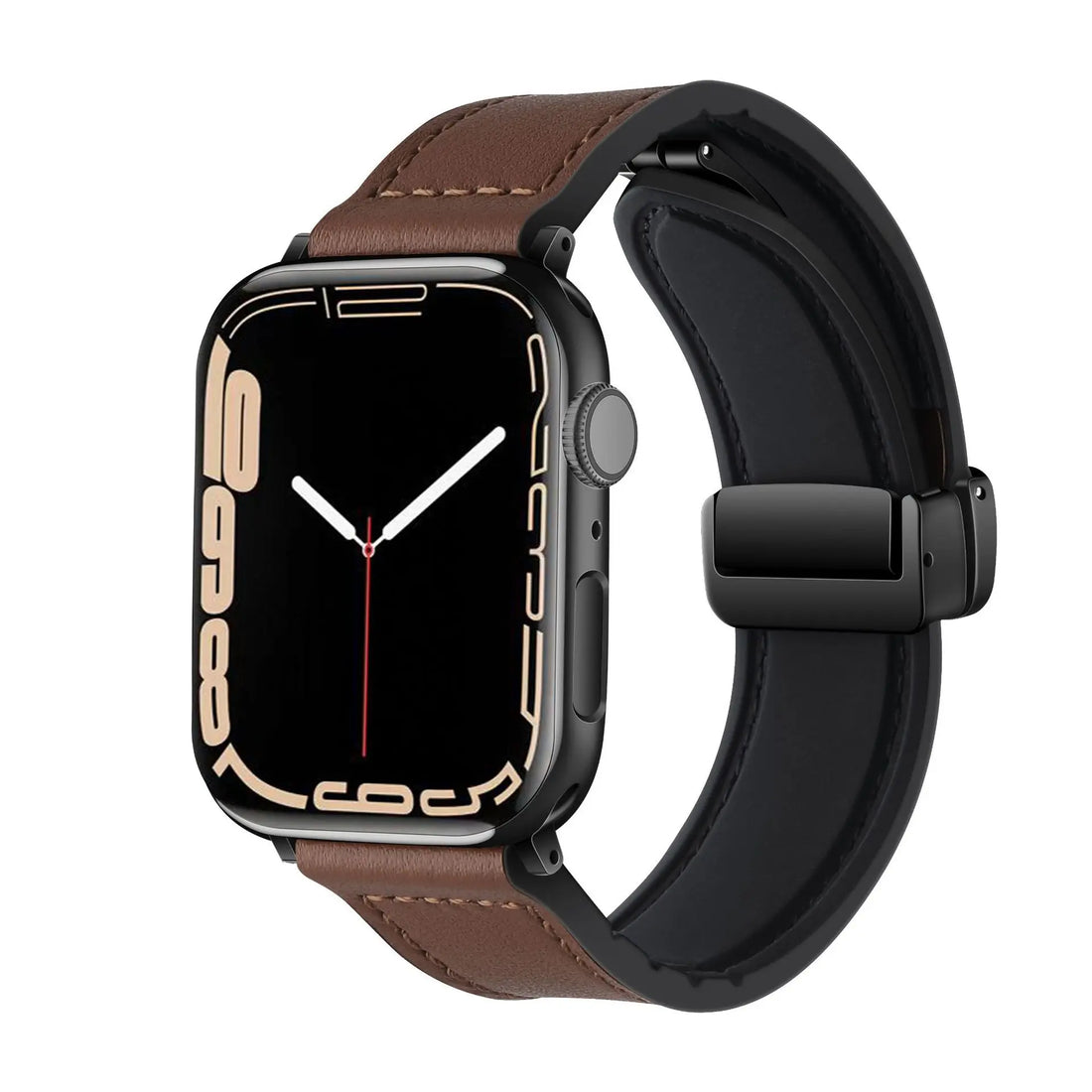 Genuine Leather Magnetic Bracelet Band for Apple Watch