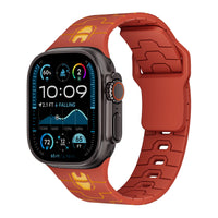 Silicone Sport Bands for Apple Watch Inspired by Iron Man