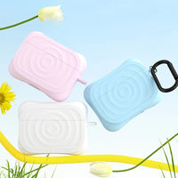 Wave Pattern Shockproof Silicone Case for AirPods 4