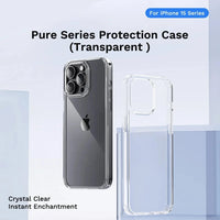 Crystal Clear Thin Soft TPU Bumper Case for iPhone 15 Series