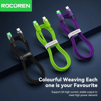 Rocoren 100W PD Fast Charging USB-C Cable