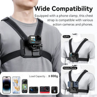 Ulanzi Go-Quick II Magnetic Chest Strap for Action Camera