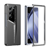 Full Cover Folding Phone Case with Tempered Glass Film for Samsung Galaxy Z Fold 5