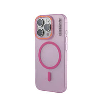 Fashion Label MagSafe Candy Matte Clear Case for iPhone 15 Series