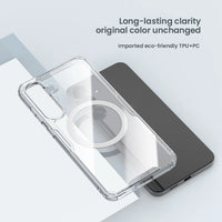 Samsung Galaxy S25 Clear TPU Hybrid Magnetic Case for Ultimate Protection