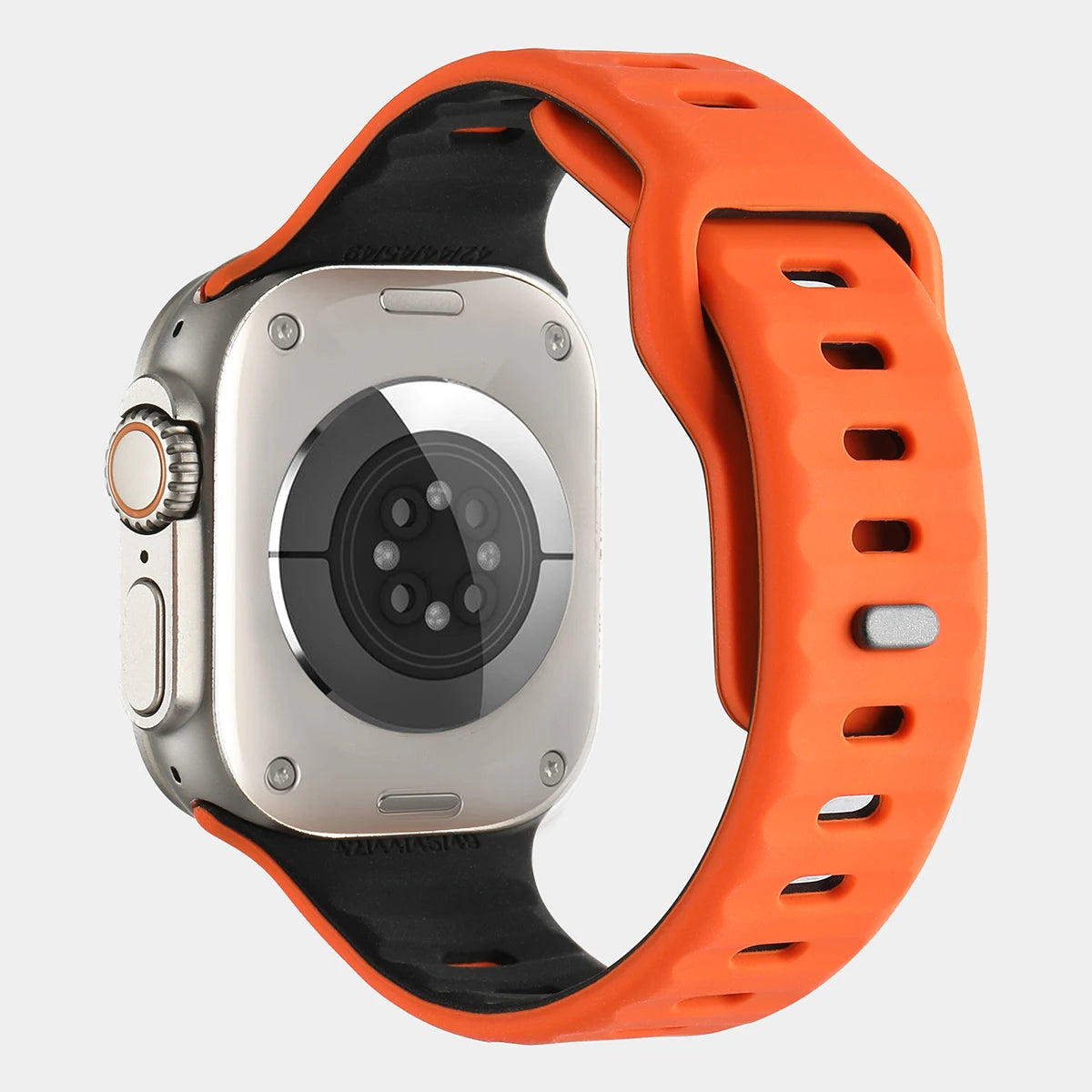 Premium Two-Tone Silicone Strap for Apple Watch