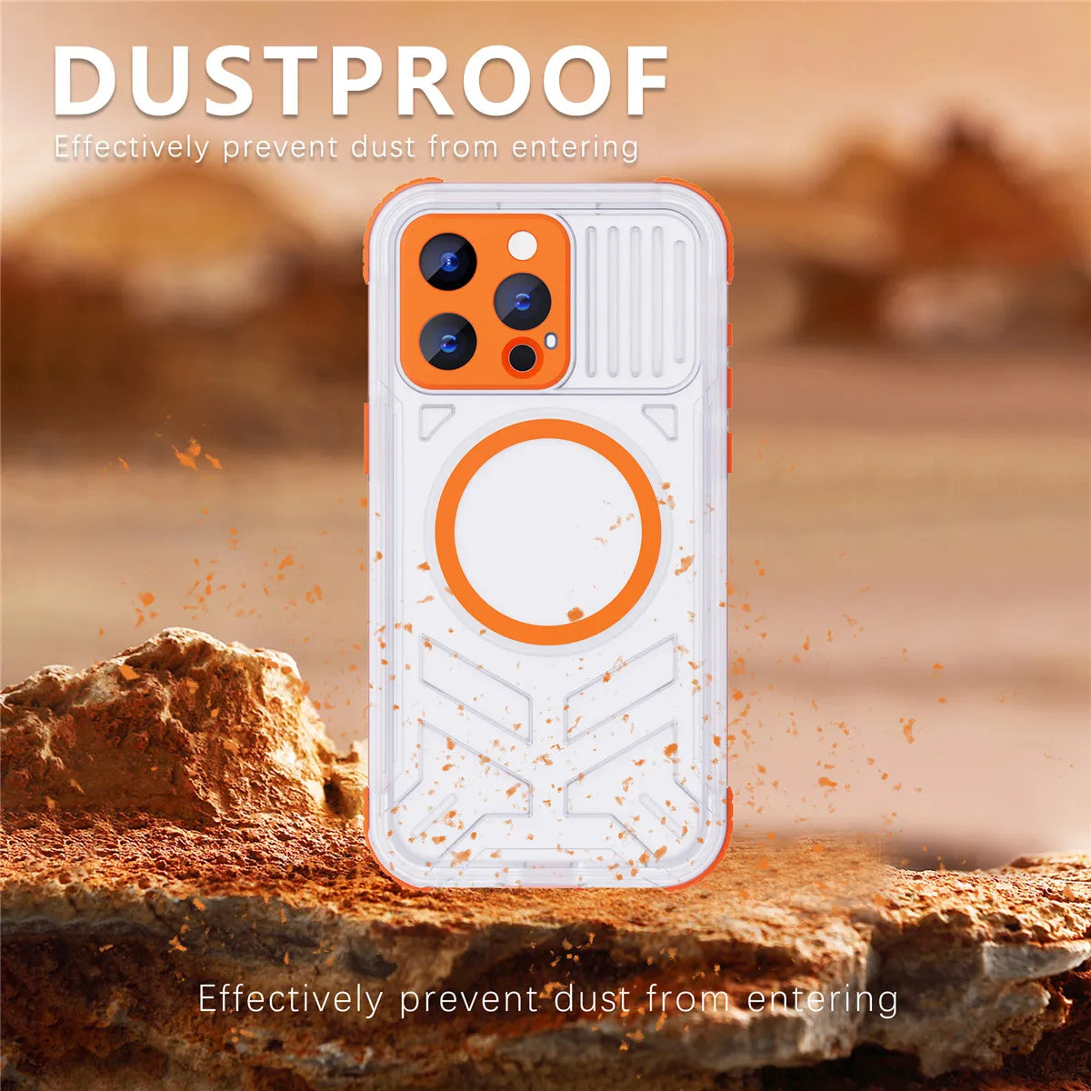 IP68 Waterproof Dustproof Aluminium Alloy Lens Frame Case for iPhone 15 Series