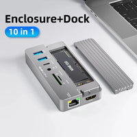 ACASIS 10-in-1 USB-C Hub Dock Station with 10Gbps Transfer Speed