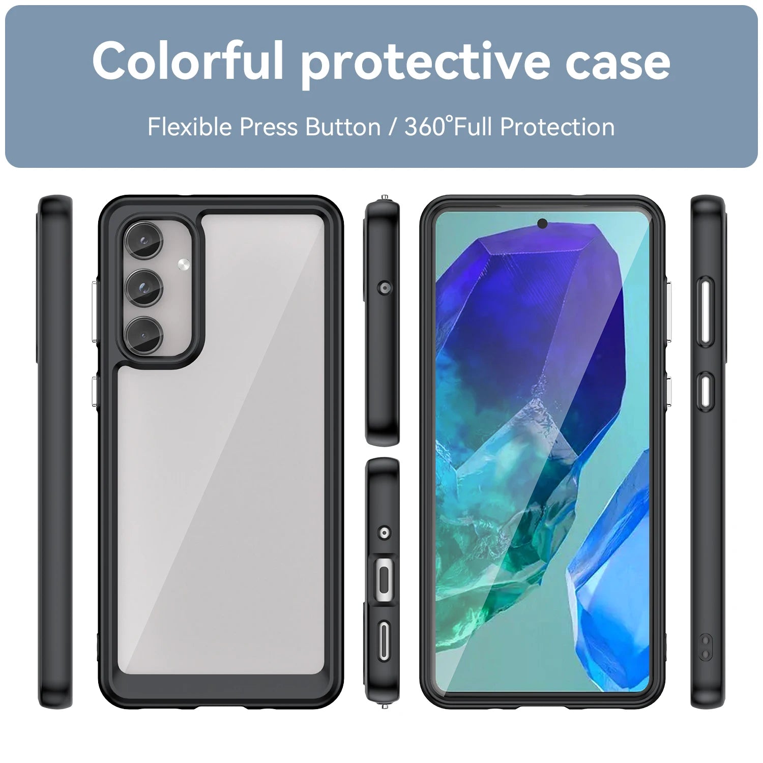 Rugged Shield Phone Case for Samsung Galaxy A55