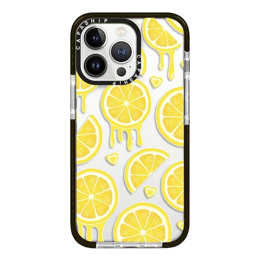 Full Screen Summer Fruit Party Soft TPU Shockproof Back Case for iPhone 15 Series