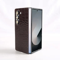 Luxury Handcrafted Genuine Leather Case for Samsung Galaxy Z Fold 6