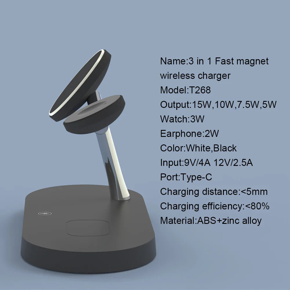 AIXXCO 5-in-1 30W Fast Charging Dock Station