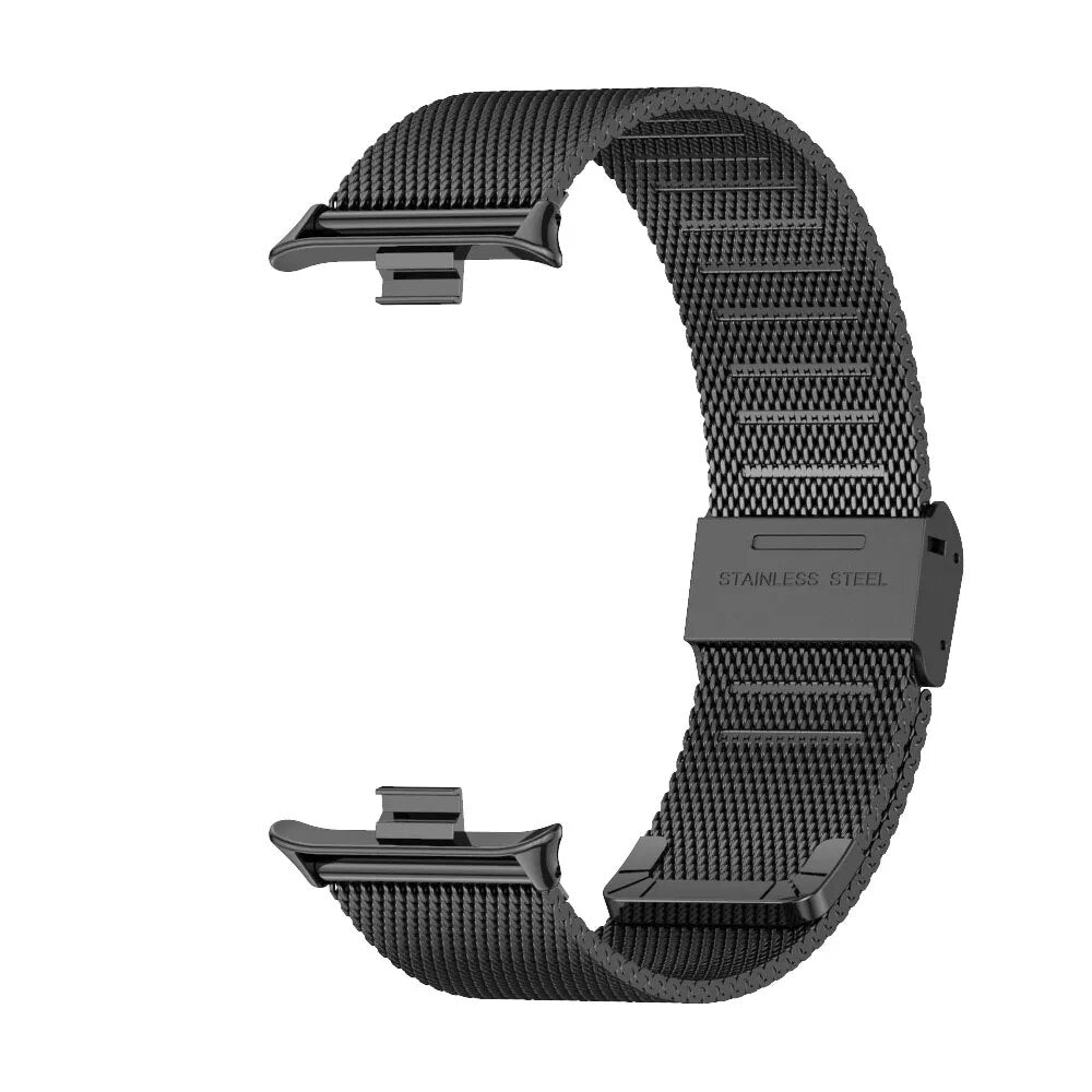 Metal Mesh Stainless Steel Watch Band Replacement Strap for Xiaomi Mi Band 8 Pro