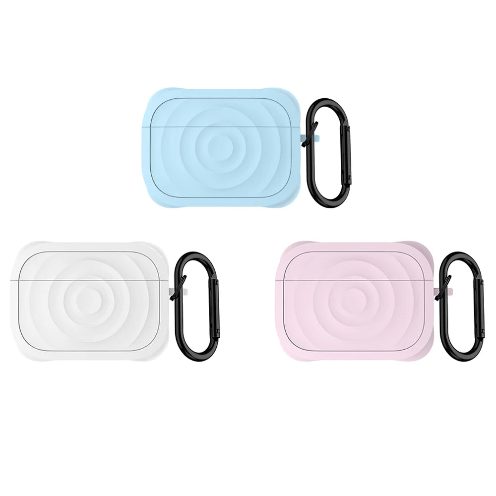 Wave Pattern Shockproof Silicone Case for AirPods 4