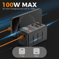 TESSAN 100W GaN Universal Travel Charger