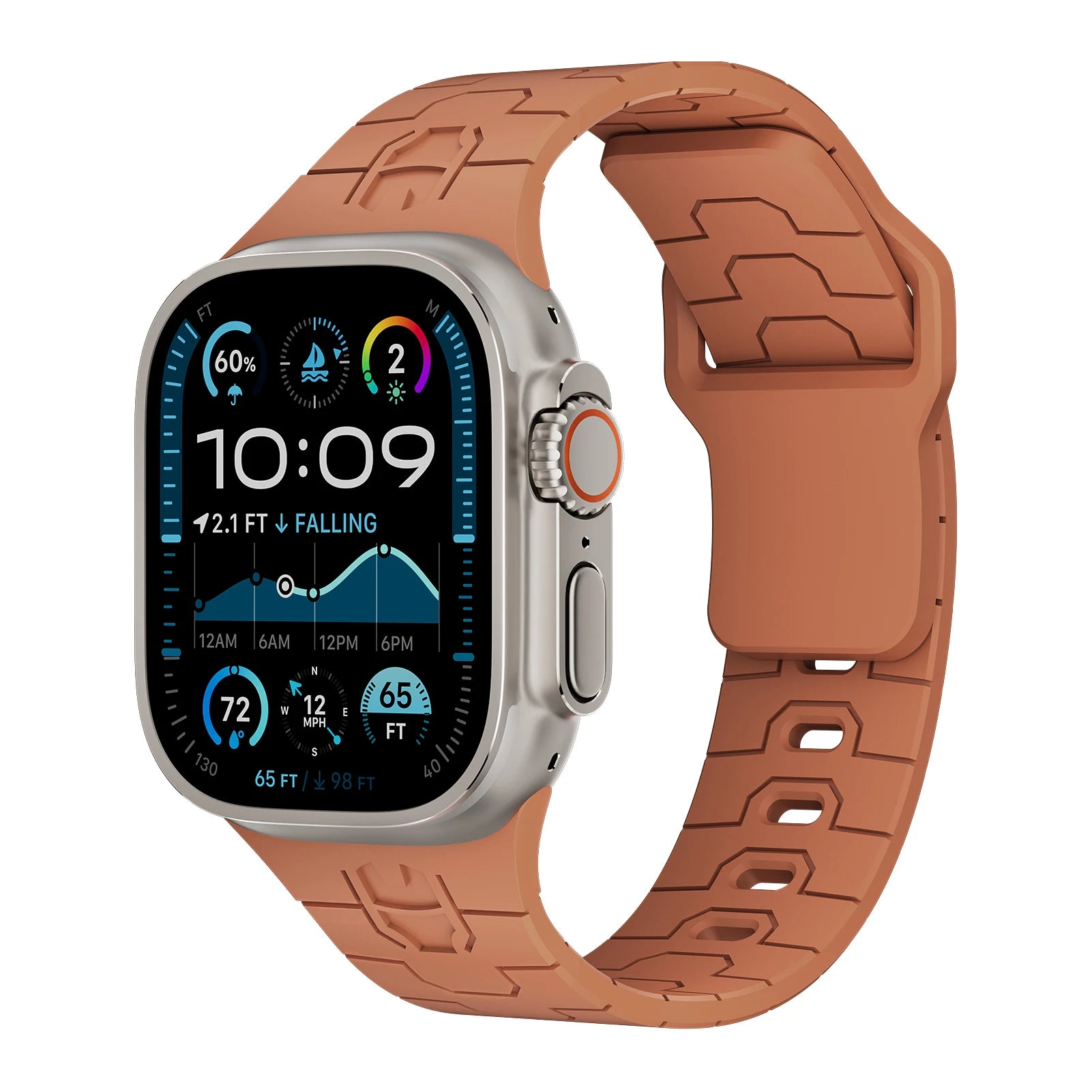 Silicone Sport Bands for Apple Watch Inspired by Iron Man