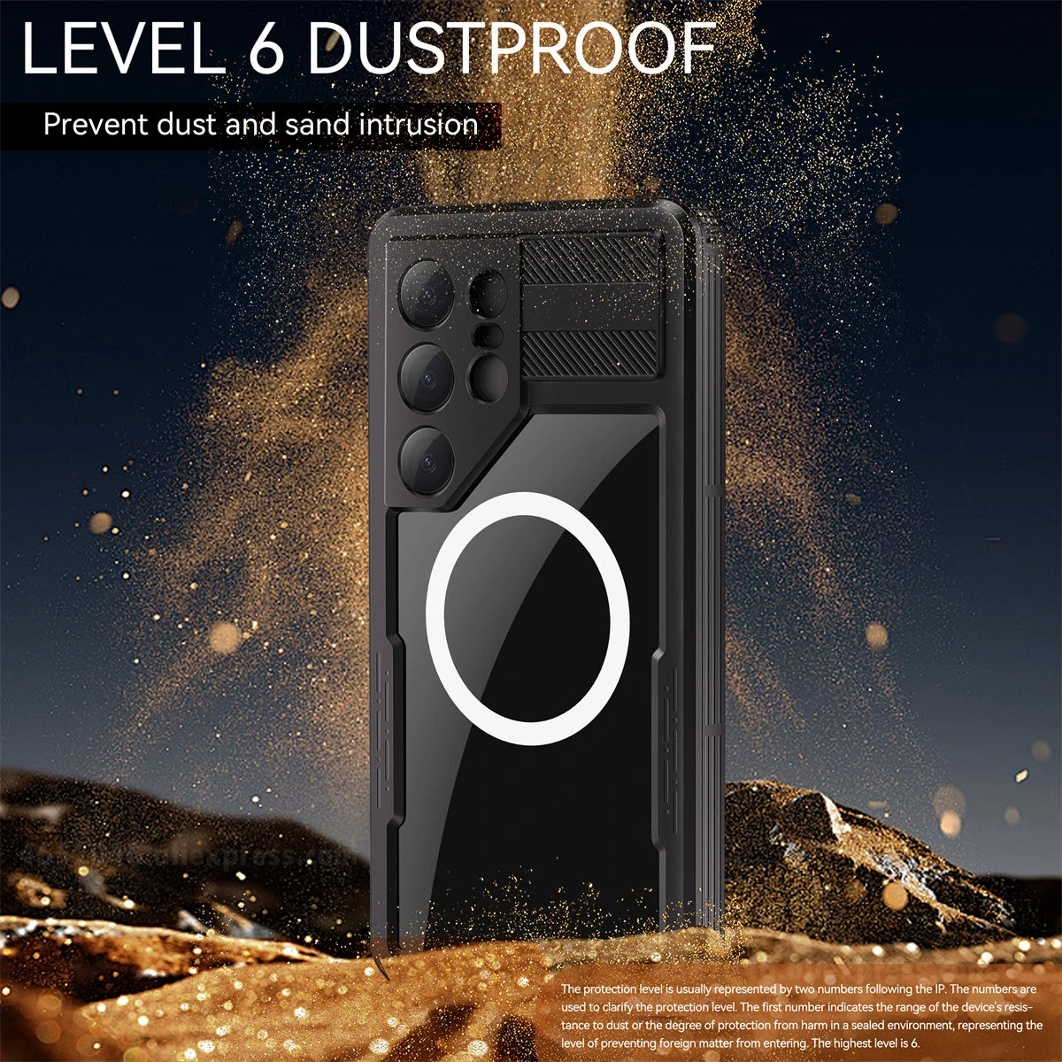 IP68 Waterproof Full Body 360 Protection Magnetic Case for Samsung Galaxy S25 Series