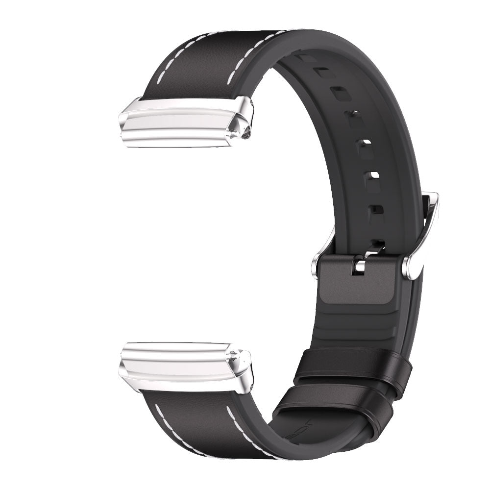 Breathable Leather Watch Band Strap for Redmi Watch 3 Active