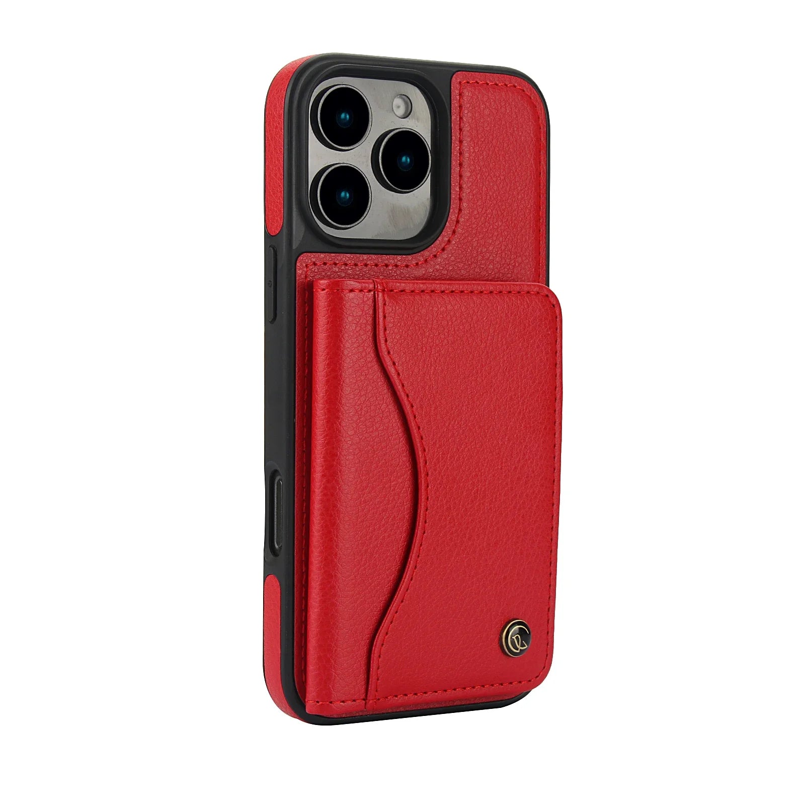 Premium Leather Card Wallet Case for iPhone 16 Series