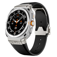 Hybrid Stainless Steel and Silicone Band for Samsung Galaxy Watch Ultra