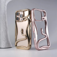 Electroplated 3D Snake Bumper Case for iPhone 16 Series