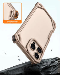 Ultra-Thin Aluminum Alloy Shockproof Metal Frameless Case for iPhone 15 Pro and iPhone 15 Pro Max