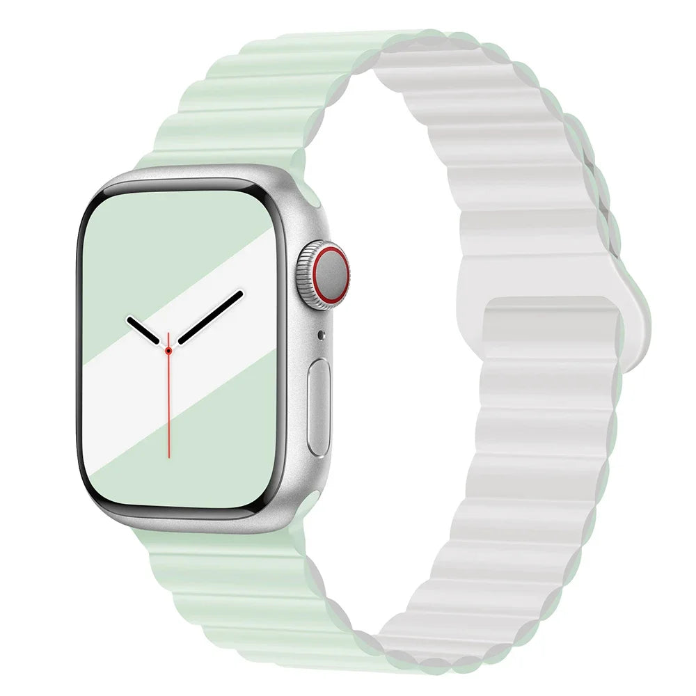 Lightweight Silicone Magnetic Band for Apple Watch