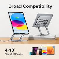 360° Rotatable Aluminum Tablet Stand