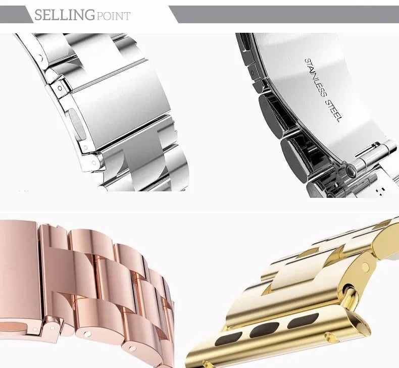 Premium Stainless Steel Metal Band for Apple Watch