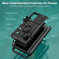 Shockproof Magnetic Ring Folding Phone Case for Samsung Galaxy Z Fold 5