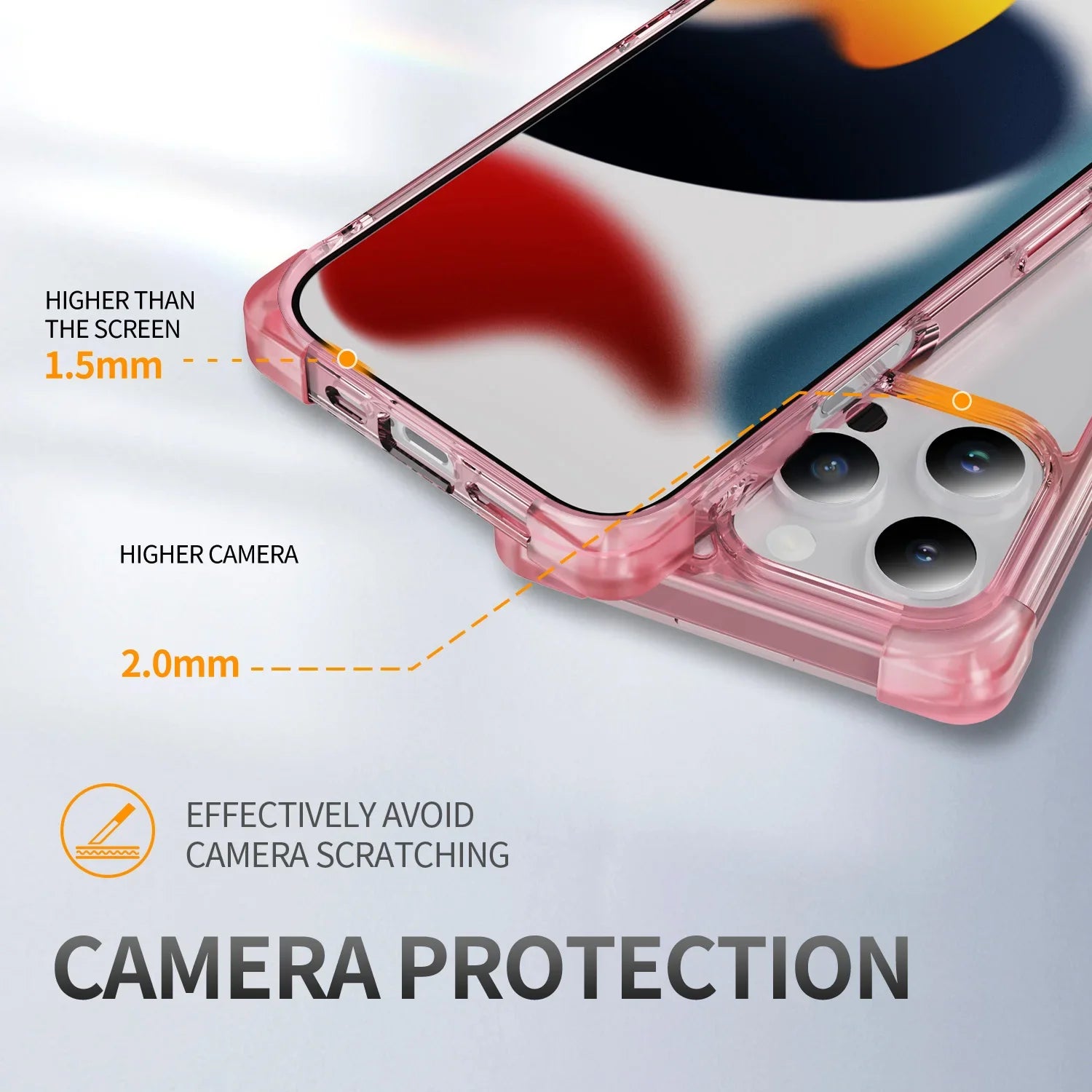 Acrylic Transparent Case for iPhone 15 Series