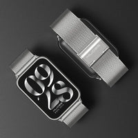 Metal Mesh Stainless Steel Watch Band Replacement Strap for Xiaomi Mi Band 8 Pro