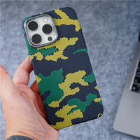 Magnetic Luxury Matte Camouflage Shockproof Case for iPhone 15 Series