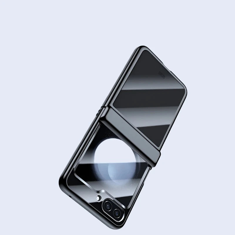 Transparent Tempered Glass Back Case for Samsung Galaxy Z Flip 5