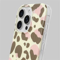 Chic Leopard Spot Silicone Case for iPhone 15 Series