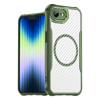 Shockproof Magnetic Carbon Fiber Pattern Case for iPhone 16e