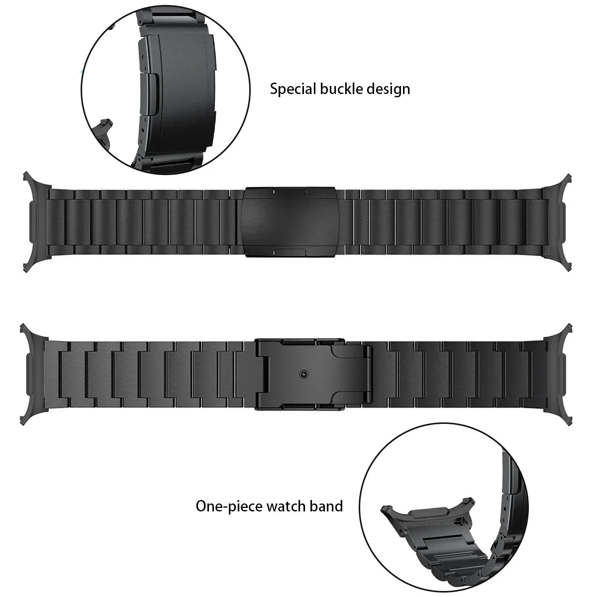 Luxury Titanium Metal Band for Samsung Galaxy Watch Ultra - Elegant & Durable