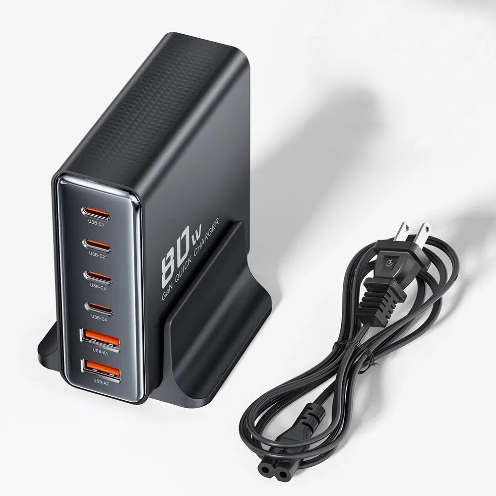 TOOCKI 80W GaN Desktop Charger Charging Station