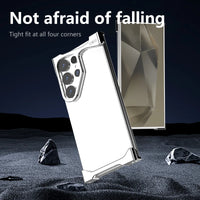 Samsung Galaxy S25 Series Irregular Metal Phone Case