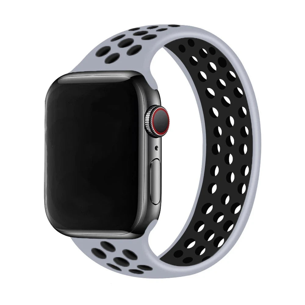 Elastic Silicone Solo Loop Band for Apple Watch