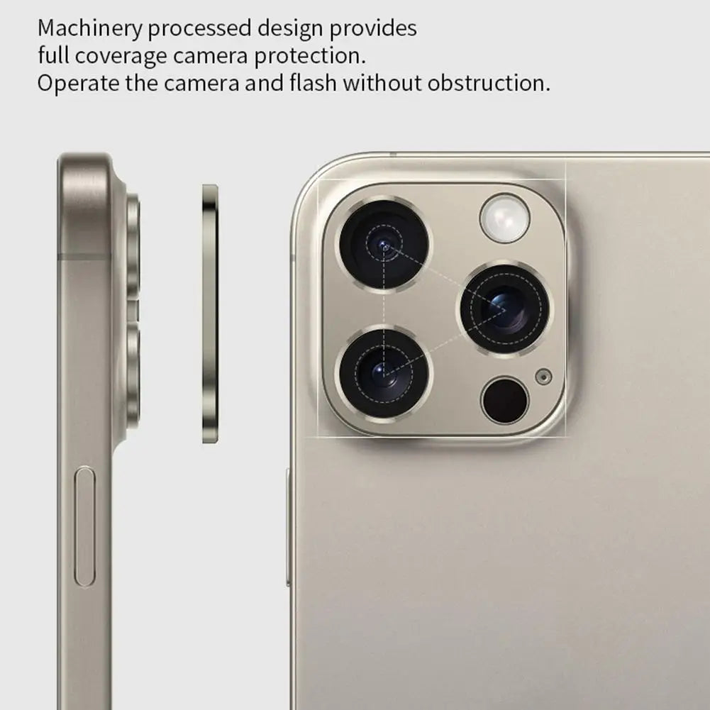 Metal Frame Lens Protector for iPhone 16 Pro & iPhone 16 Pro Max