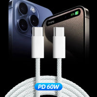 FONKEN PD 60W Fast Charging USB-C Cable