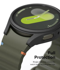 Glass Screen Protector and PC Hard Bumper Case for Samsung Galaxy Watch 7