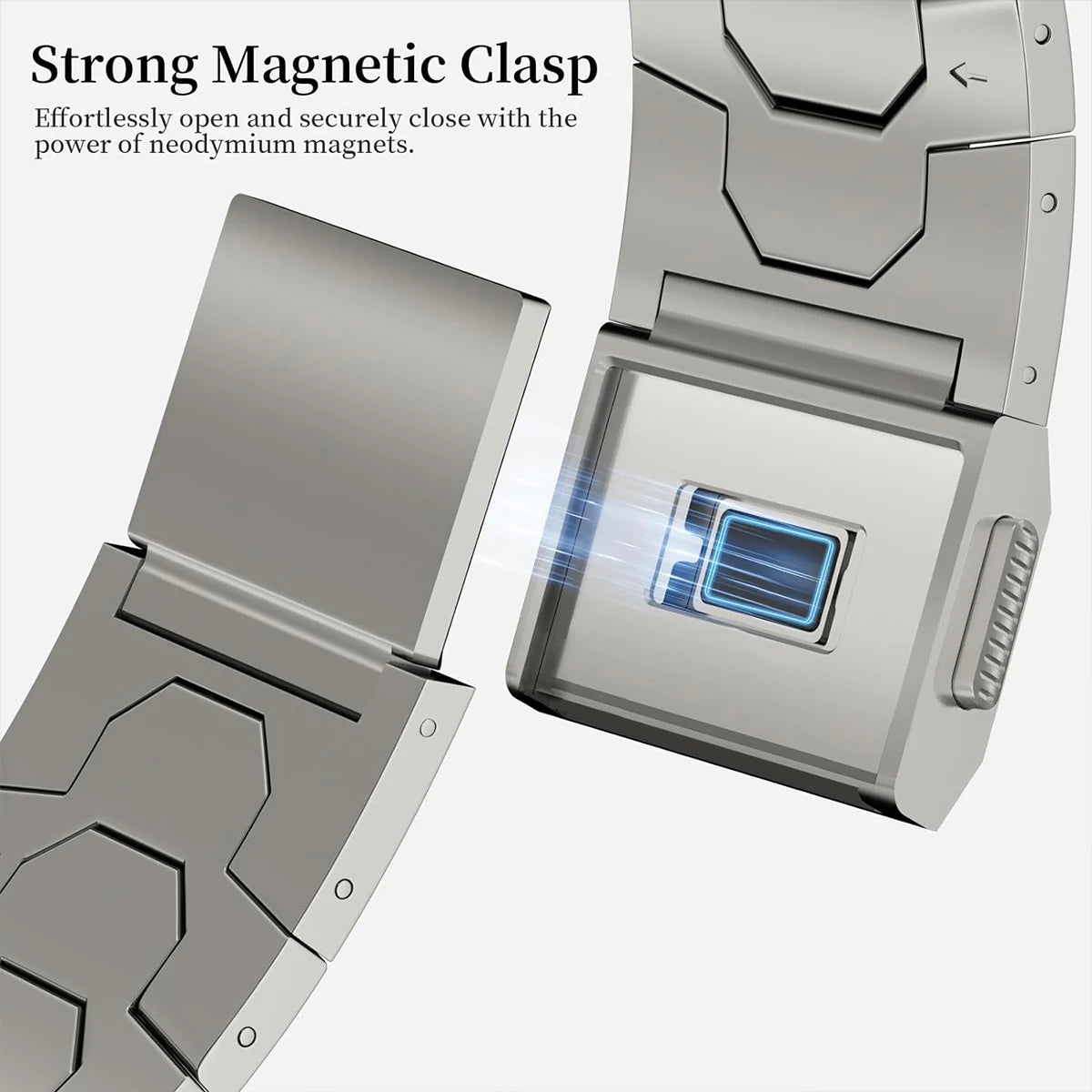 Stainless Steel Magnetic Strap for Apple Watch